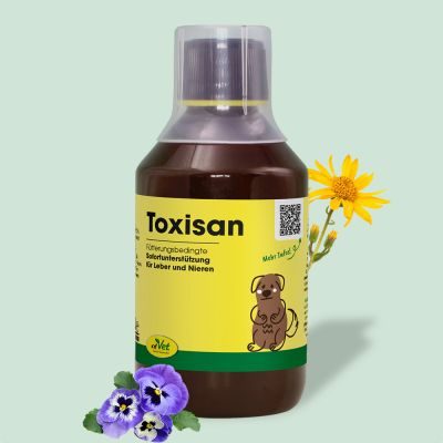Thumbnail 2: cdVet Toxisan 250 ml – Natürliche Futterergänzung zur Unterstützung von Leber und Nieren