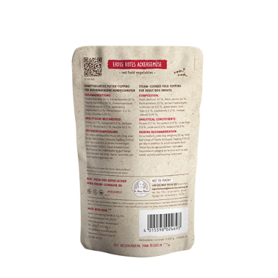 Thumbnail 3: bosch Tiernahrung Freshe Schnauze rotes Ackergemuese - Ergänzungsfutter – 200g