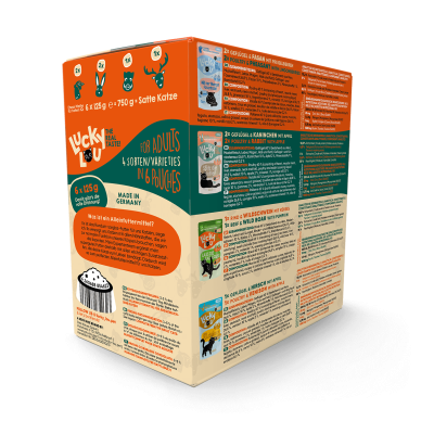 Thumbnail 3: Lucky Lou® Lucky Lou® Lifestage Adult Wild-Mix 6er-Pack 125g