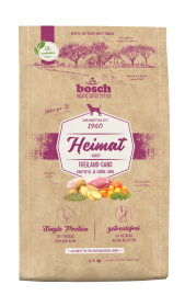 bosch Tiernahrung Heimat Adult Freiland-Gans – getreidefreies Hundefutter – 2,4kg