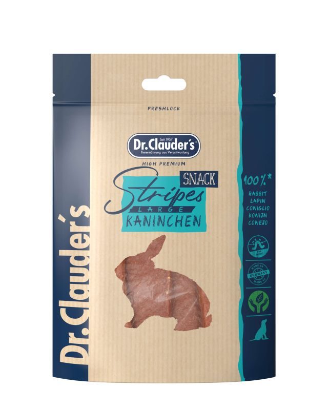 Dr.Clauder’s Dr.Clauder´s Stripes Snack Kaninchen Large 80g