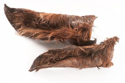 mascota vital Pferdeohren mit Fell, Kauartikel für Hunde, 2 Stück