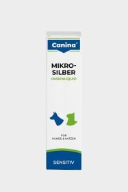 Canina Mikrosilber Ohrenliquid Ohrenpflege für Katzen & Hunde 50 ml