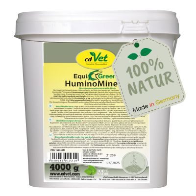 Thumbnail 1: cdVet EquiGreen HuminoMineral 4 kg – Mineralergänzungsfuttermittel mit HuminoMin-Komplex® für Pferde