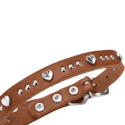 Thumbnail 5: HUNTER Halsband Aalborg Hearts XS (32), cognac
