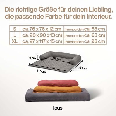 Thumbnail 8: Lous Anthrazit / L ca. 90x90x13cm