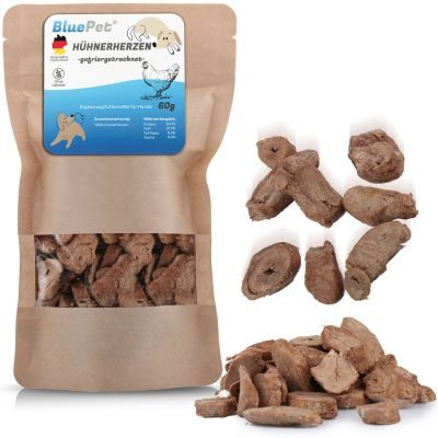 BluePet Hühnerherzen Gefriergetrocknet 60g