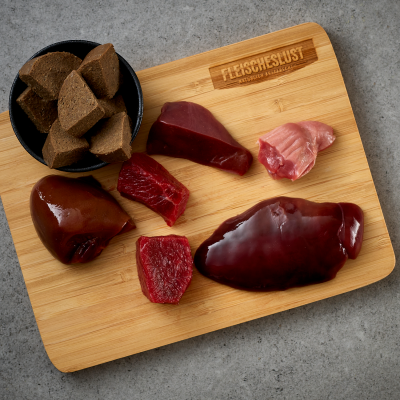 Thumbnail 2: Fleischeslust meat & treat Rinderleberwurst (15x200 g) Trainingswurst