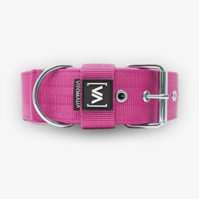 Thumbnail 2: Vitomalia Klassisches Hundehalsband mit abstehender Innenfütterung - Pink