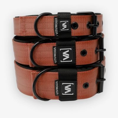 Thumbnail 6: Vitomalia VitomaliaKlassisches Hundehalsband mit abstehender Innenfütterung - Nero Braun