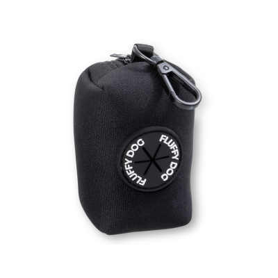 Thumbnail 2: Fluffy Dog All Black Kotbeutelspender