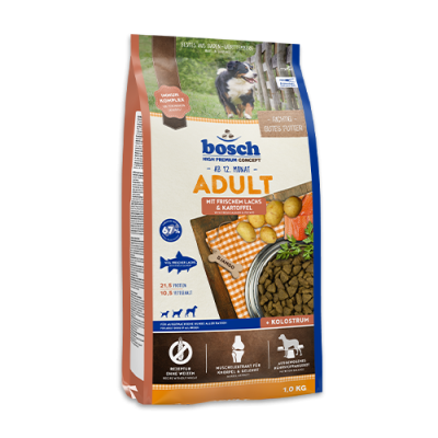 Bild 1 von 1: bosch Tiernahrung HPC Lachs & Kartoffel Hundefutter – leicht verdaulich – 15kg