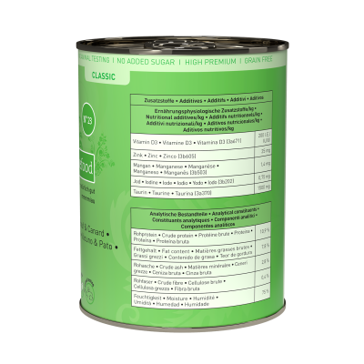 Thumbnail 3: catz finefood® catz finefood® Classic N° 23 - Rind & Ente 400g