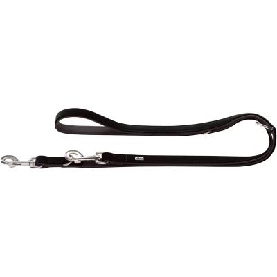 HUNTER Verstellbare Führleine Softie 15/200, schwarz