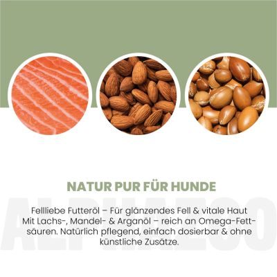 Thumbnail 4: ALPHAZOO Fellliebe Futteröl für Hunde