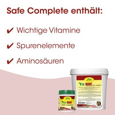 Thumbnail 6: Fit-BARF® Safe-Complete 350 g – Ergänzungsfuttermittel für Hunde zur Absicherung bei der Rohfütterung