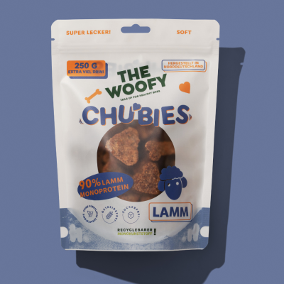 Thumbnail 2: THE WOOFY Saftiger Snack für Hunde mit stolzen 90% Lammanteil