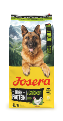 Thumbnail 1: Josera Adult High Protein Chicken, glutenfreies, proteinreiches Trockenfutter für ausgewachsene Hunde, 12,5kg