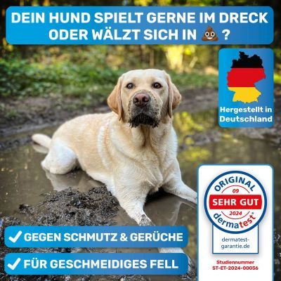 Thumbnail 7: BluePet Hundeshampoo + Befüllbare Badebürste Set: die perfekte 2in1 Lösung zum Baden von Hunden, inkl 1x weicher & 1x etwas härterer Waschaufsatz zum Wechseln