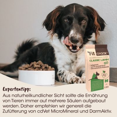Thumbnail 4: Fit-CROCK® Classic Lamm Maxi 3 kg – Natürliches, kaltgepresstes Trockenfutter für ausgewachsene Hunde