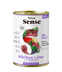 Dibaq Sense Nassfutter getreidefrei Wild 380g