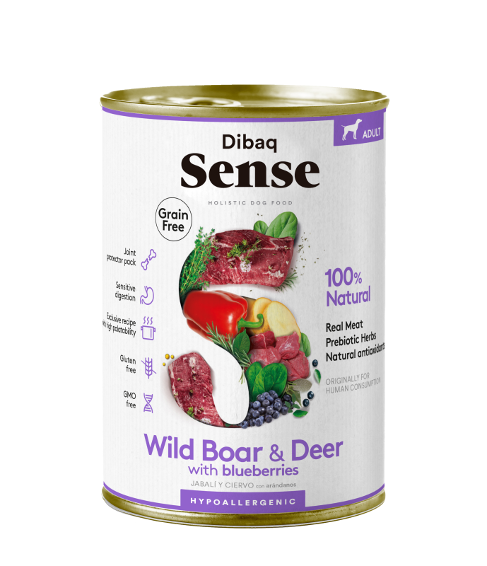 Dibaq Sense Nassfutter getreidefrei Wild 380g