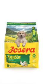Josera Junior Youngstar, getreidefreies Welpenfutter, 900g
