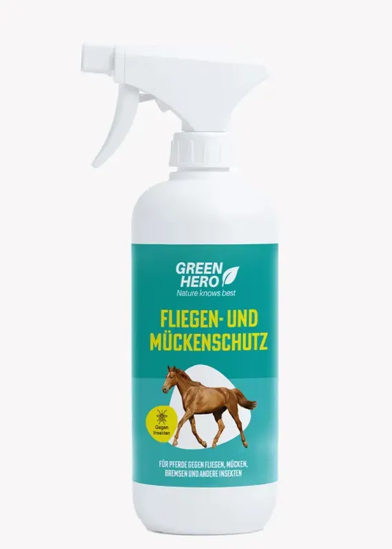 Greenhero Bremsen-Ex schützt das Pferd vor Insekten