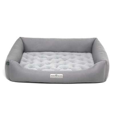 Thumbnail 1: HOUND&NATURE Öko-Hundebett ZUERICH Hellgrau XXL