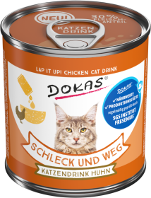 Dokas Schleck und weg Katzendrink mit Huhn 18x 100g Multipack