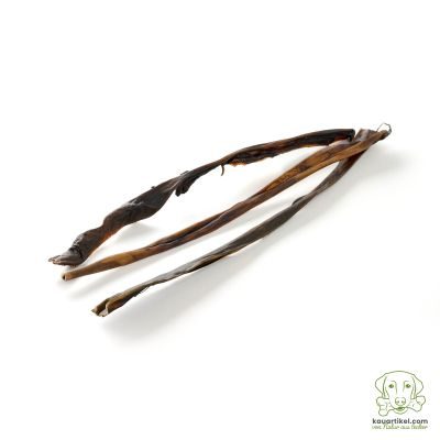 kauartikel.com Reh-Haut 50-70cm, gerollt - Hunde-Kauartikel - Hunde-Snack - Hypoallergen-Kausnack - Wild-Leckerli