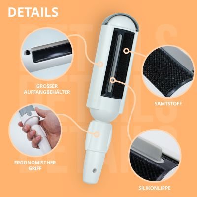 Thumbnail 2: SCHLITZOHR Fusselrolle Hairbert - wiederverwendbarer Fusselroller für Tierhaare