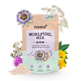 Noms+ Wohlfühlmix für Hunde & Katzen bei Stress, Angst, Unruhe und Hyperaktivität