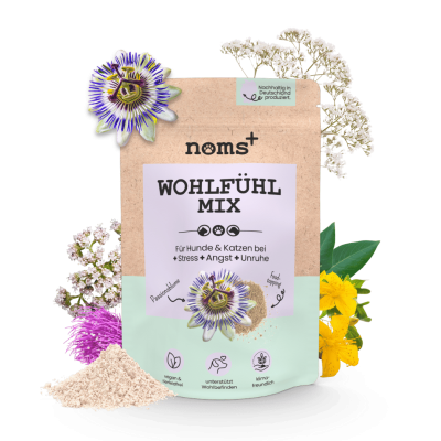 Noms+ Wohlfühlmix für Hunde & Katzen bei Stress, Angst, Unruhe und Hyperaktivität