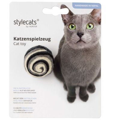 Thumbnail 2: stylecats® Katzenspielzeug Rolli grau-weiß Ø = 3,5 cm