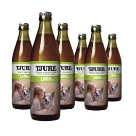 TJURE TJURE Hundesmoothie - Lamm 220 ml Sixpack |Entwickelt für eine sanfte Verdauung