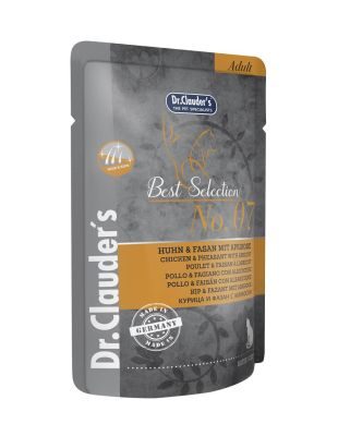 Dr.Clauder´s Best Selection No 7 Huhn & Fasan mit Aprikose 85g