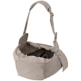 HUNTER 2-in-1 Hunde-Tragebeutel und Liegefläche Seoul to go 57 x 31 x 19 cm, greige