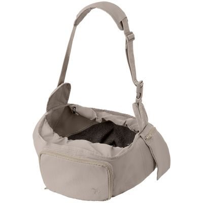 HUNTER 2-in-1 Hunde-Tragebeutel und Liegefläche Seoul to go 57 x 31 x 19 cm, greige