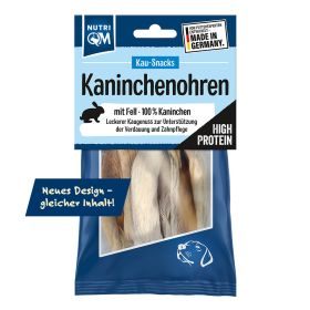 NutriQM Naturals Kaninchenohren 4 x 40g