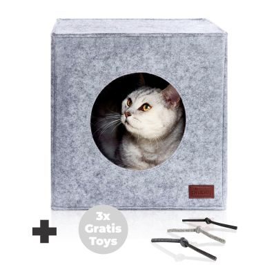 Thumbnail 3: PIUPET Katzenhöhle inkl. Kissen I Passend für z.B. IKEA® Kallax I Kuschelhöhle Katze