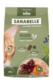 Sanabelle Sanabelle Grande – Katze Trockenfutter – zahnpflegend – 400g