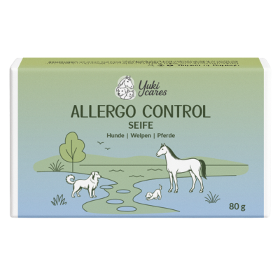 Yuki cares Allergo Control Seife für Hunde und Pferde