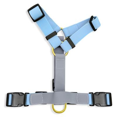 Thumbnail 4: Hey Lana Führgeschirr - Outdoor FLEX - 5-fach verstellbar mit Haltegriff Taube / Blau / M