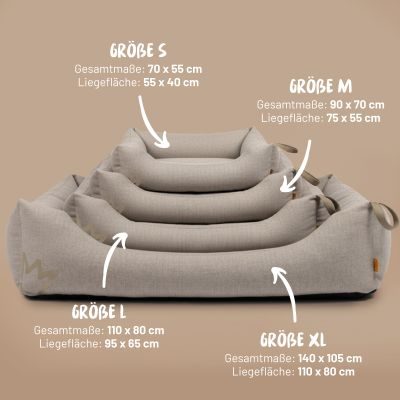 Thumbnail 7: Rudelkönig Rudelkönig Hundebett Koye, Orthopädisches Hundebett mit Druckentlastung