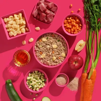 Thumbnail 2: FRED & FELIA FRED Hundenassfutter Schwein mit Spätzle 10x 190g