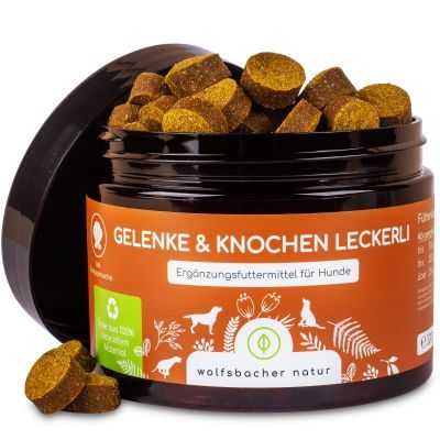 Wolfsbacher Natur Gelenke & Knochen Snacks für Hunde