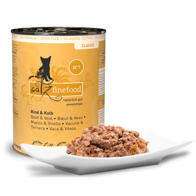 Thumbnail 4: catz finefood® catz finefood® Classic N° 7 - Rind & Kalb 400g