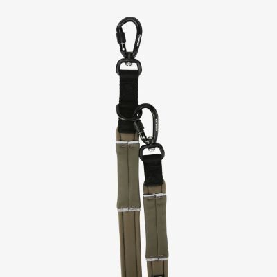 Thumbnail 6: Vitomalia Reflektierende 3-fach verstellbare Hundeleine Khaki - 2,2m/1cm