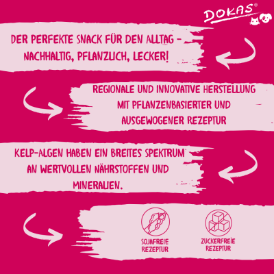Thumbnail 6: Dokas Sticks mit Alge (100% pflanzlich) 6x 105g Multipack